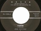 PRIVATE texas CHICANO soul R&B rocker 45 JESSE MARTINEZ vampire HALLOWEEN hear