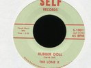 THE LONE X Rubber Doll on Self Rockabilly 45 Hear