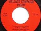 Gov George Wallace 1968 Presidential Campaign Radio Spots 45 RPM Record RADIO AD