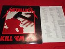METALLICA - Kill 'em all 1983 LP UK Music For Nations ?– MFN 7 OIS VINYL VG++