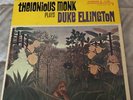 Thelonious Monk plays Duke Ellington LP Riverside RLP 12-201 1955 rec Exc cov VG