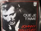 Johnny Hallyday 45Tours EP Que je t'aime