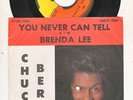 CHUCK BERRY on Chess —YOU NEVER CAN TELL— mod r&b rocker 45 & SLEEVE