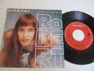 ROBERT 45T LES JUPES/ JUSTE EN FERMANT LES YEUX. STICKER EUROPE 1. MICHEL GONDRY