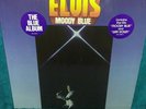 ROCK N ROLL ELVIS MOODY BLUE ALBUM RECORD 45 MUSIC VINYL RARE