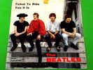 THE BEATLES (45 RPM-ITALY) QMSP 16378 - TICKET TO RIDE (FIRST COVER EDITION)