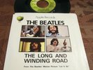 The Beatles-The Long and Winding Road/For You Blue-Vinyl 45 w/Picture Sleeve