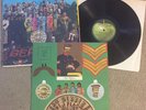 The Beatles Sgt Pepper's LP USA 1975 Stereo Apple Label OG Shrink/Cutouts Nice