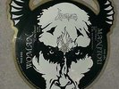 VENOM 45 PICTURE DISC single MANITOU & WOMAN 1984 SATANIC HORNED DEVIL record VG