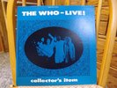 THE WHO, LIVE, COLLECTOR'S ITEM, 1971, ORIGINAL PRESSING