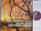 Coffret 2 LPs box Georg SOLTI / Mahler Symphony N° 2 / Decca SET 325-6 WBG