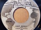 Charlie Rich EASY MONEY / MIDNITE BLUES 1961 Promo 45 on Phillips
