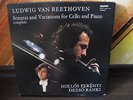 3 LP Beethoven PERENYI and RANKI sonatas  variations  for cello and piano NM