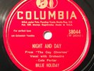 Billie Holiday- Night And Day/Gloomy Sunday Columbia 38044 78 rpm HEAR