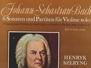 DGG STEREO TULIP ED1 BACH COMPLETE SONATAS & PARTITAS - SZERYNG 3LP BOX NM