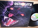 Ostrogoth Feelings of Fury LP EX+ Vinyl Ultraprime England Heavy Metal