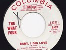 The What Four Baby I Dig Love Hard To Live On Promises Female Garage Pop 45 HEAR