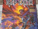 ICED EARTH - The dark Saga Yellow Vinyl 2015 Press Blind Guardian Rage Metallica