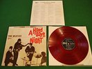 Beatles A Hard Day´s Night Japan LP 1st press 1964 red vinyl Odeon OP-7123