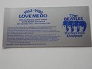 THE BEATLES ORIGINAL 1982  LIVERPOOL  FLYER FOR  20TH ANNIVERSARY  LOVE ME DO