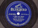 294p.  Tommy McClennan - I Love My Baby & Shake It Up and Go - Bluebird 34-0716