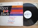 Decca DL 10152 Ricci Plays Bach Sonatas and Partitas Violin Album 3 LP M Kazdin