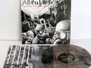 ALL OUT WAR for those who were crucified LP Record SMOKE Vinyl w/ lyrics insert