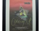 SUEDE+Coming Up+TOUR+POSTER+AD+RARE ORIGINAL 1996+FRAMED+EXPRESS GLOBAL SHIP