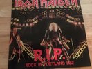 IRON MAIDEN - RARE VINYL LP + POSTER ROCK IN PORTLAND 1982