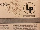 GLENN GOULD Autograph Bach Goldberg Variations LP COLUMBIA 5060 6-EYE Signed