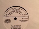 ELVIS PRESLEY--ALL SHOOK UP/ THATS WHEN YOUR HEARTACHES BEGIN 78 REPRO VINYL NEW