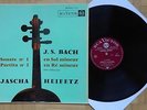 S76 HEIFETZ BACH SONATA No.1 & PARTITA No.2 FOR VIOLIN SOLO RCA 630 372 A