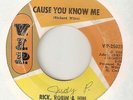 RICK ROBIN & HIM Cause You Know Me Three Choruses VIP MOTOWN NORTHERN SOUL 45