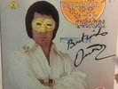 ORION Rockabilly Signed Autographed Gold Colored Vinyl Promo EX LP Poster Elvis