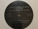 1986 MINT NEW That's Unbelievable MC Tee Why? & DJ Jathou 12