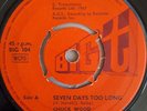 Chuck Woods - Seven Days Too Long. Northern Soul classic. Very Good+