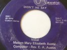 RARE OHIO GOSPEL SOUL 45/ MADAM MARY ELIZABETH AUSTIN 