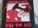 METALLICA - Kill 'Em All - L.P. RARE UK ORIGINAL 1ST - MFN 7 - c/w lyric inner