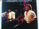 ROD STEWART Unplugged LP RARE GERMAN ORIGINAL 1993 PRESSING FACES  RONNIE WOOD