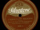 scarce blues 78 REV. J. M. GATES SILVERTONE 5020 I KNOW I GOT RELIGION/I'M GONNA