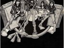 23/9/78PN24 ADVERT: THE RAMONES ALBUM ROAD TO RUIN & TOUR 15X11 FRAMED