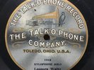 78rpm TALK-O-PHONE Disc Record #110, Very Early Disc V+
