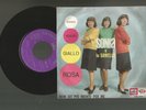 SONIA E LE SORELLE:BIANCO ROSSO GIALLO ROSA RARO DISCO ITALY DEL1964 HMV MQ 1941
