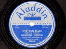 299p.  Lightning Hopkins - Shotgun Blues & Rollin' Blues - Aladdin 3063