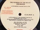 IRON MAIDEN Number of the Beast LP South America  PEERUVIAN Version 2