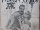 FREDDIE MERCURY 1985 I Was Born to Love You QUEEN UNIQUE  P/S 7” 45 BRAZIL