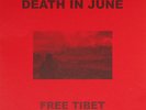 Death In June ?– Free Tibet - blue vinyl - Ltd to 290 copies