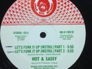 HOT & SASSY CHRISTMAS STRUTT / LET'S FUNK IT UP RAP BOOGIE 12