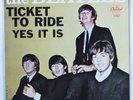 Rock 45 BEATLES Ticket To Ride CAPITOL VG+/VG++ PICTURE SLEEVE