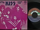 KISS 1974 ORIGINAL MINT SINGLE MADE IN PORTUGAL 45 PS 7 *KISSIN TIME* CASABLANCA